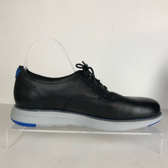 Cole Haan Grand Atlantic Black Leather Oxfords Shoes Sz 8.5